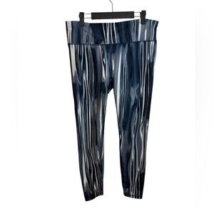 Gap Fit GFast Chrome Gray Marble 7/8 Leggings